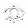 Boho Eye ξύλινο laser cut στοιχείο με βλεφαρίδες και κεντρικό κυκλικό άνοιγμα για DIY λαμπάδες, γούρια και προσωποποιημένες δημιουργίες – So Cute Cut.