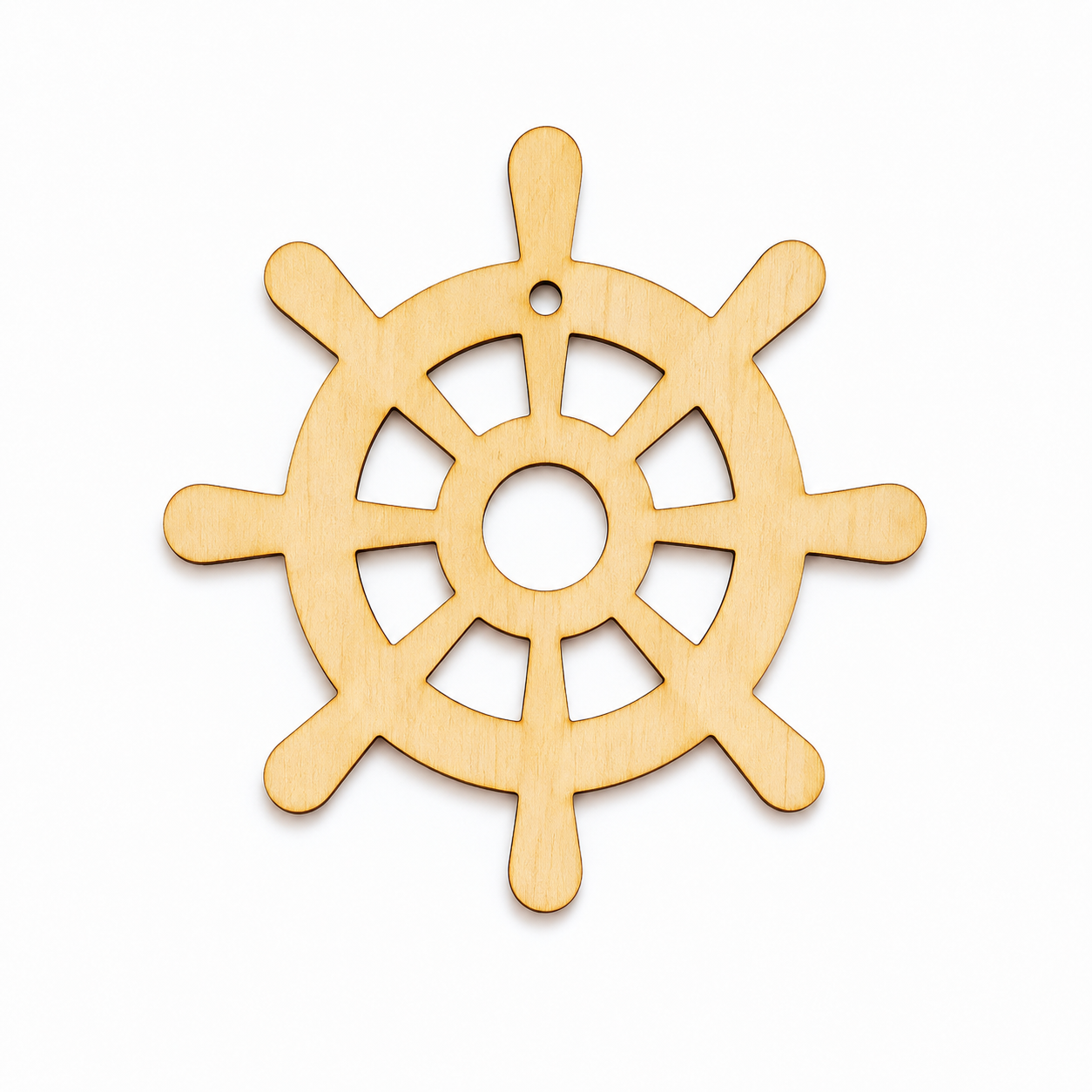 Modern Ship Wheel | Μοντέρνο Ξύλινο & Ακρυλικό Τιμόνι Πλοίου
