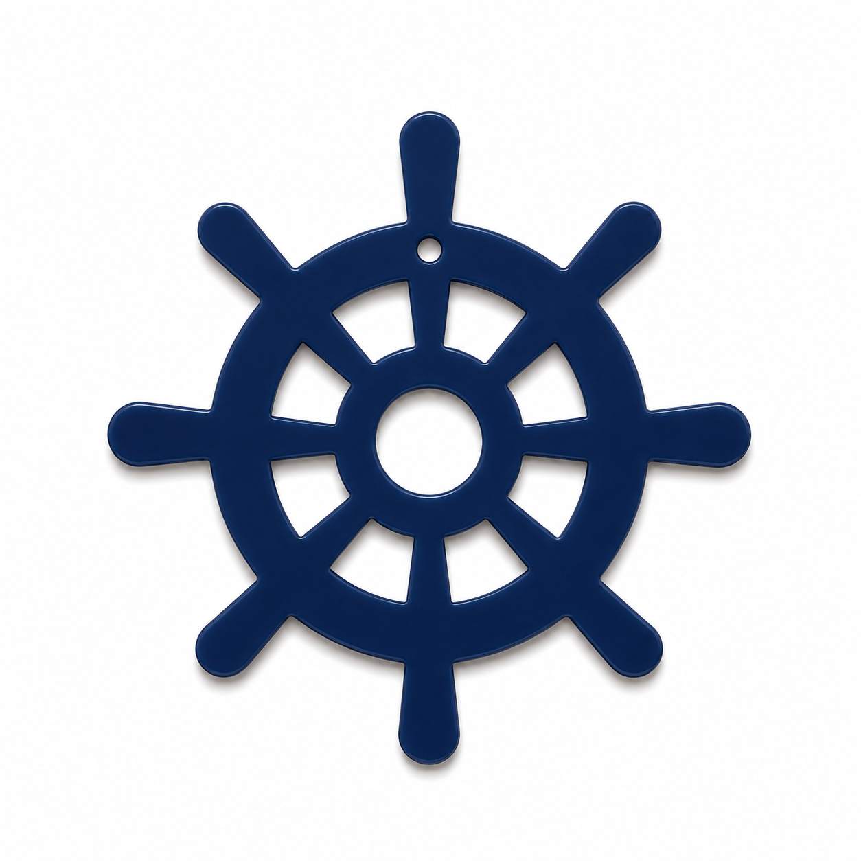 Modern Ship Wheel | Μοντέρνο Ξύλινο & Ακρυλικό Τιμόνι Πλοίου