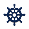 Modern Ship Wheel | Μοντέρνο Ξύλινο & Ακρυλικό Τιμόνι Πλοίου
