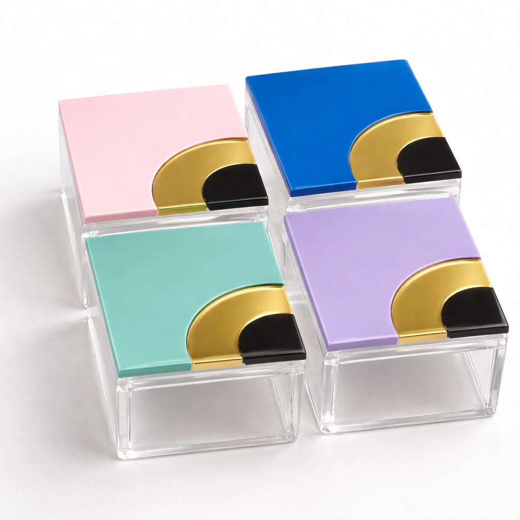 Τετράγωνο Διακοσμητικό Κουτί με Μισό Μάτι