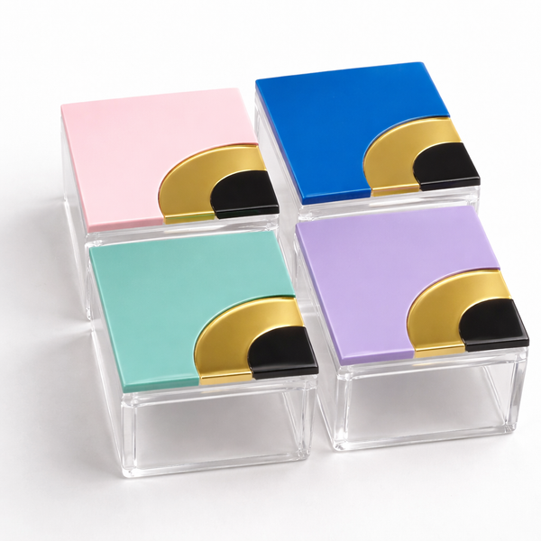 Τετράγωνο Διακοσμητικό Κουτί με Μισό Μάτι