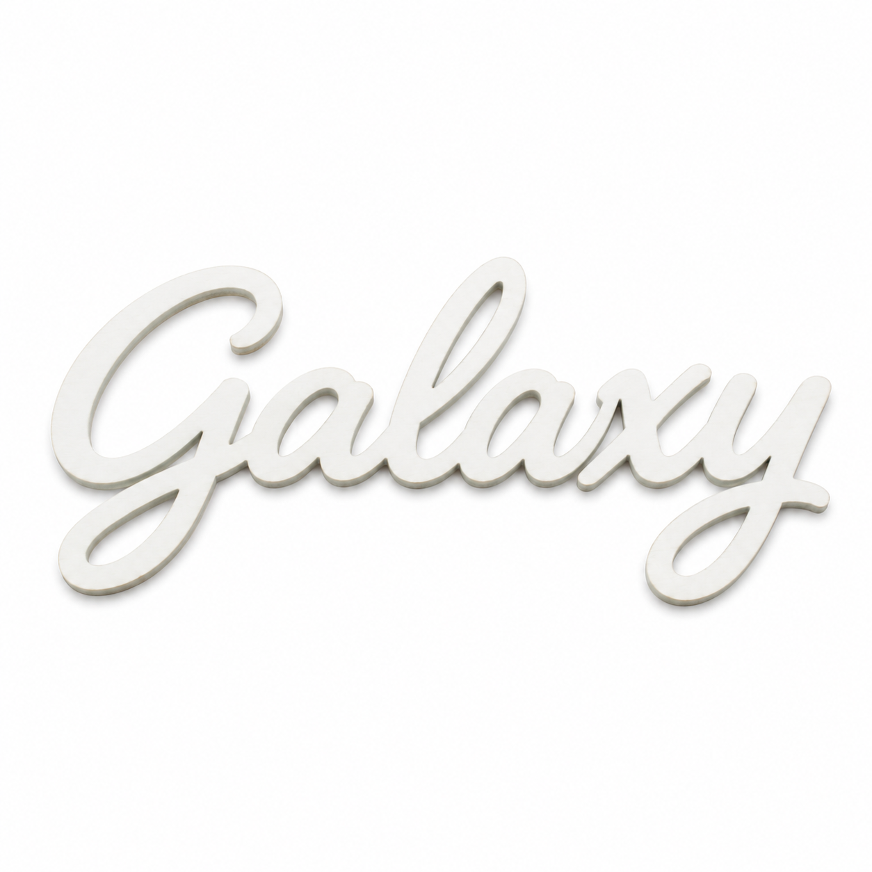 Galaxy Script Sign | Laser Cut Επιγραφή από Πλεξιγκλάς & MDF