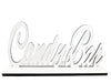 Ξύλινη επιτραπέζια επιγραφή Candy Bar με βάση - So Cute Cut