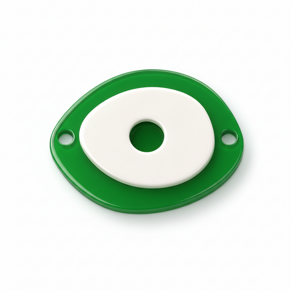 Οβάλ μάτι διπλό πλέξιγκλάς laser cut με cut-out σχέδιο So Cute Cut