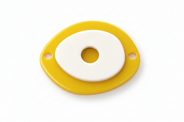 Οβάλ μάτι διπλό πλέξιγκλάς laser cut με cut-out σχέδιο So Cute Cut