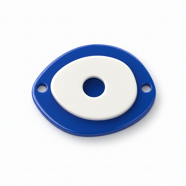 Οβάλ μάτι διπλό πλέξιγκλάς laser cut με cut-out σχέδιο So Cute Cut