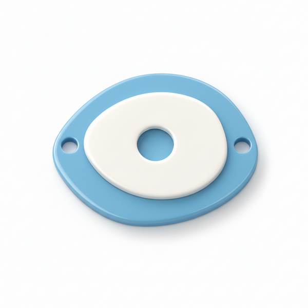 Οβάλ μάτι διπλό πλέξιγκλάς laser cut με cut-out σχέδιο So Cute Cut