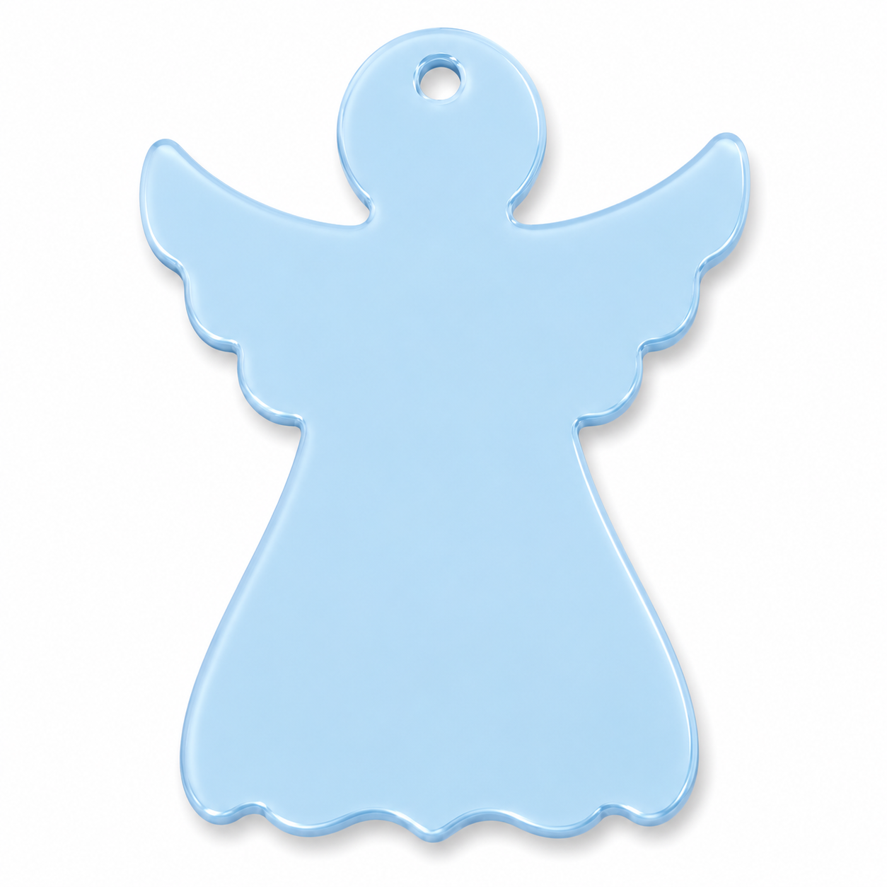 Classic Angel Laser Cut Shape της So Cute Cut από MDF, πλεξιγκλάς και καθρέφτη για χριστουγεννιάτικες κατασκευές, γούρια και DIY δημιουργίες.