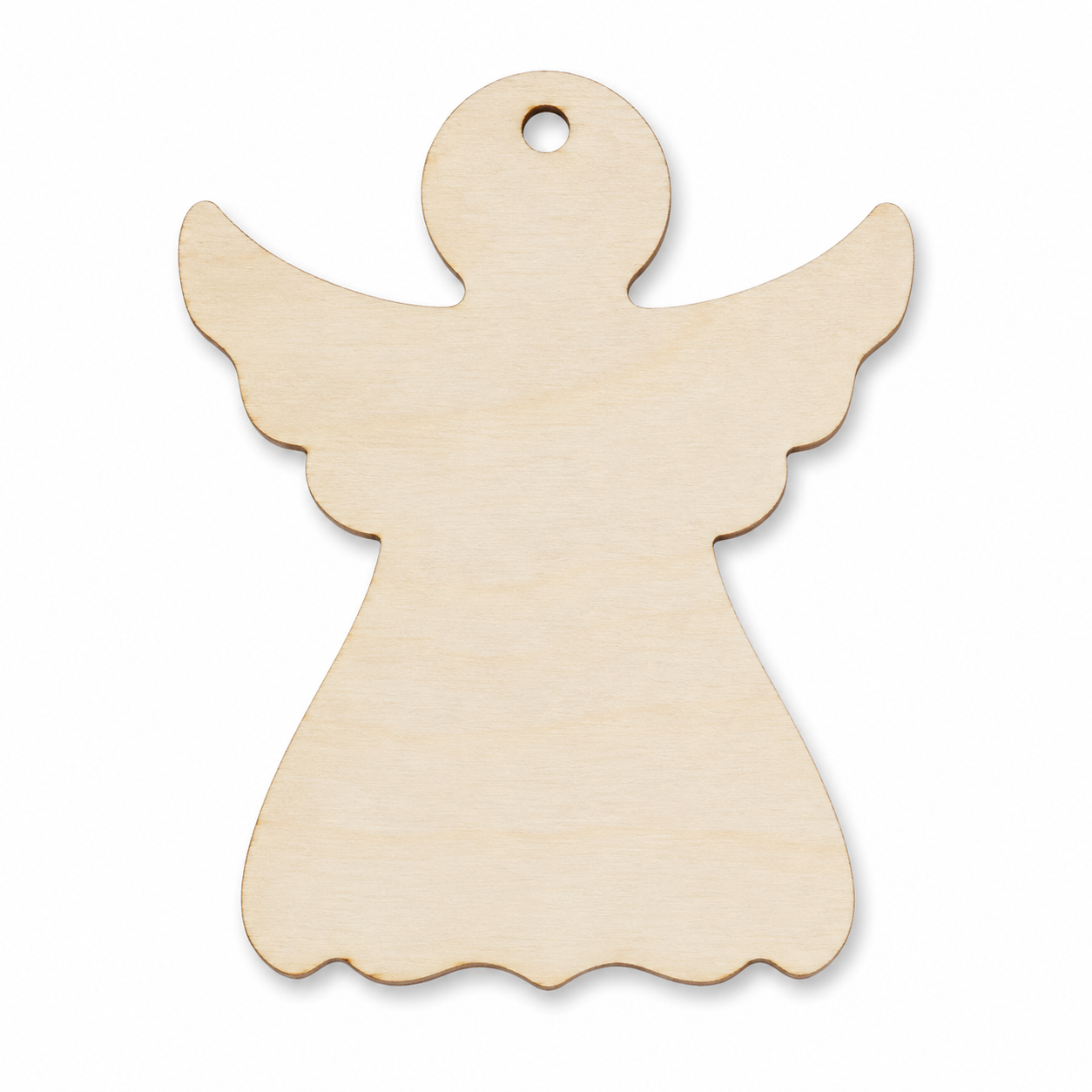 Classic Angel Laser Cut Shape της So Cute Cut από MDF, πλεξιγκλάς και καθρέφτη για χριστουγεννιάτικες κατασκευές, γούρια και DIY δημιουργίες.