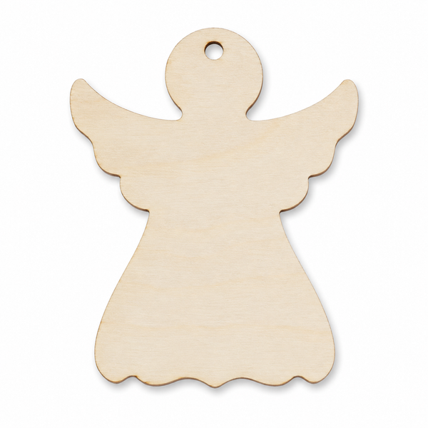 Classic Angel Laser Cut Shape της So Cute Cut από MDF, πλεξιγκλάς και καθρέφτη για χριστουγεννιάτικες κατασκευές, γούρια και DIY δημιουργίες.