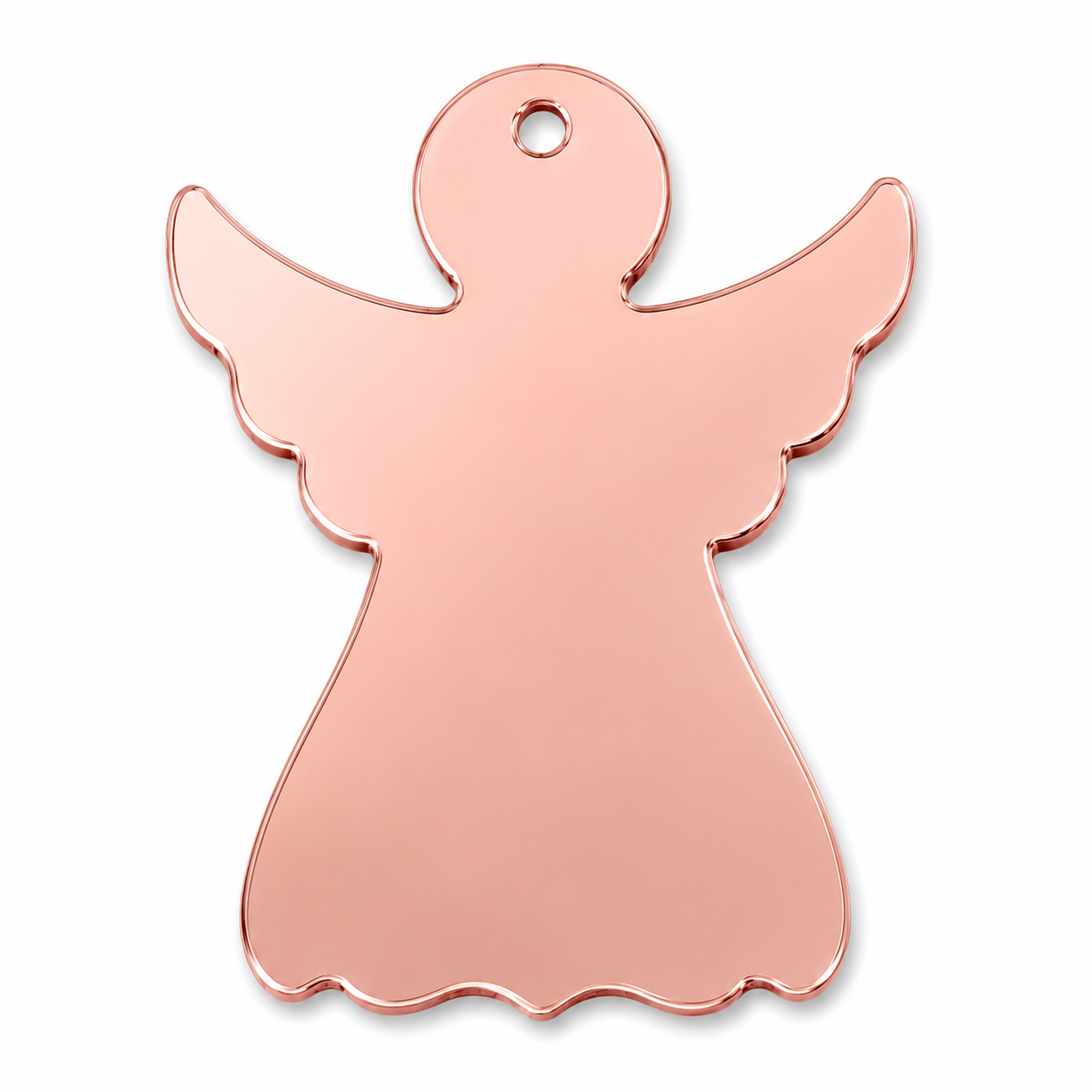 Classic Angel Laser Cut Shape της So Cute Cut από MDF, πλεξιγκλάς και καθρέφτη για χριστουγεννιάτικες κατασκευές, γούρια και DIY δημιουργίες.