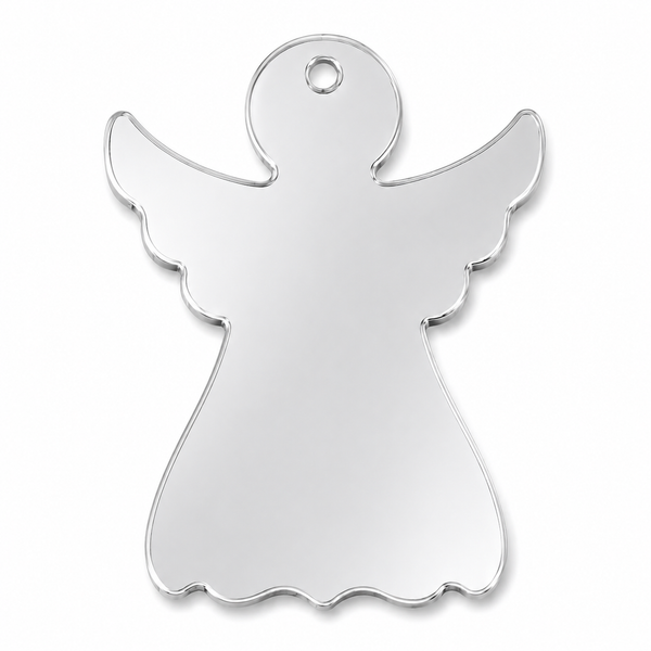 Classic Angel Laser Cut Shape της So Cute Cut από MDF, πλεξιγκλάς και καθρέφτη για χριστουγεννιάτικες κατασκευές, γούρια και DIY δημιουργίες.