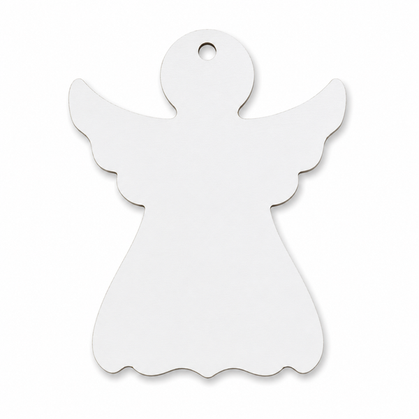 Classic Angel Laser Cut Shape της So Cute Cut από MDF, πλεξιγκλάς και καθρέφτη για χριστουγεννιάτικες κατασκευές, γούρια και DIY δημιουργίες.