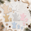 Classic Angel Laser Cut Shape της So Cute Cut από MDF, πλεξιγκλάς και καθρέφτη για χριστουγεννιάτικες κατασκευές, γούρια και DIY δημιουργίες.