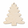 Classic Christmas Tree Laser Cut Shape από MDF σημύδα και λευκό MDF της So Cute Cut σε διάφορα μεγέθη για DIY χριστουγεννιάτικες δημιουργίες.