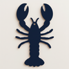 Coral Lobster αστακός από πλεξιγκλάς Laser Cut για μπομπονιέρες βάπτισης, ναυτική διακόσμηση και καλοκαιρινές DIY δημιουργίες | So Cute Cut
