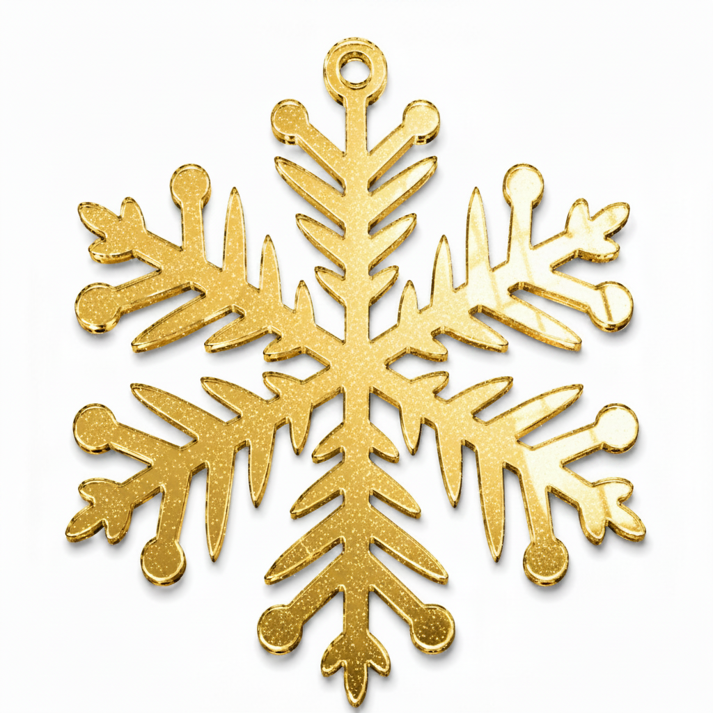 Frost Fern | Νιφάδα Χιονιού Laser Cut