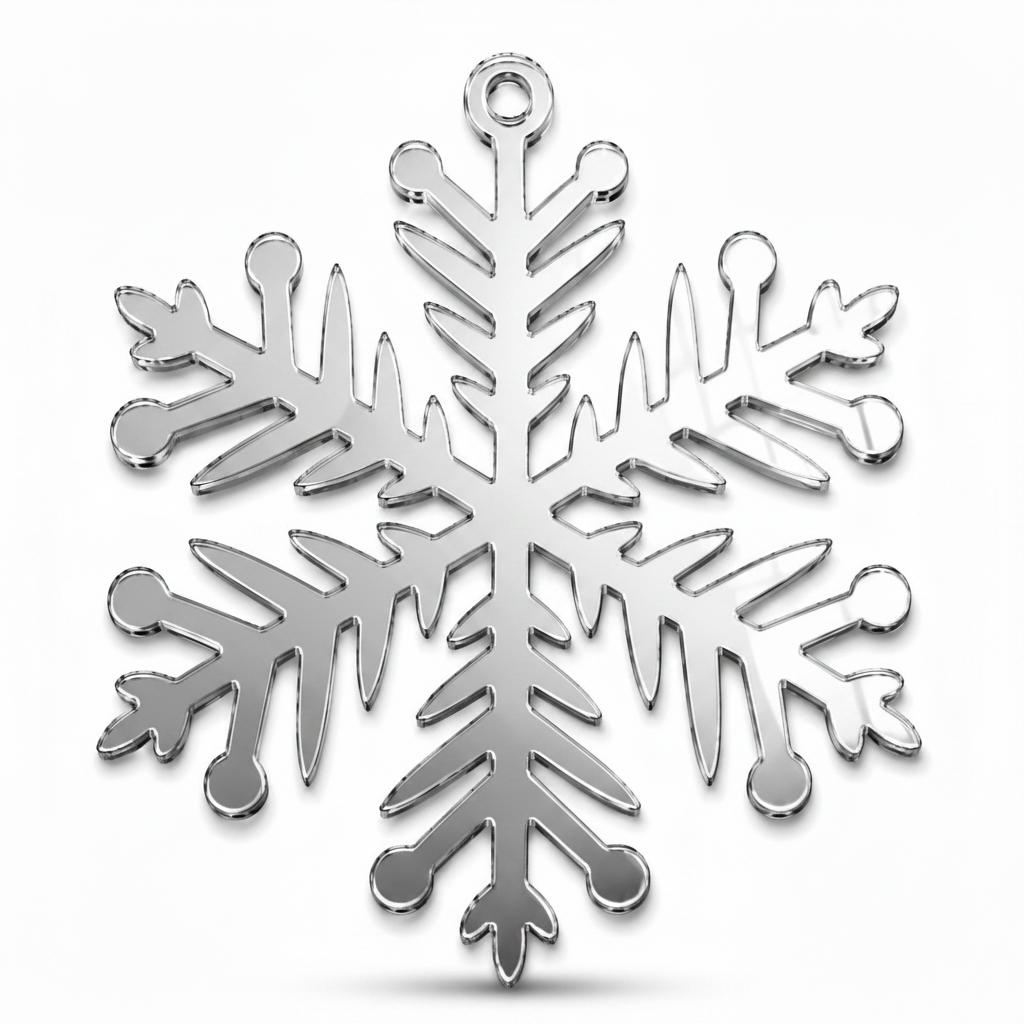 Frost Fern | Νιφάδα Χιονιού Laser Cut