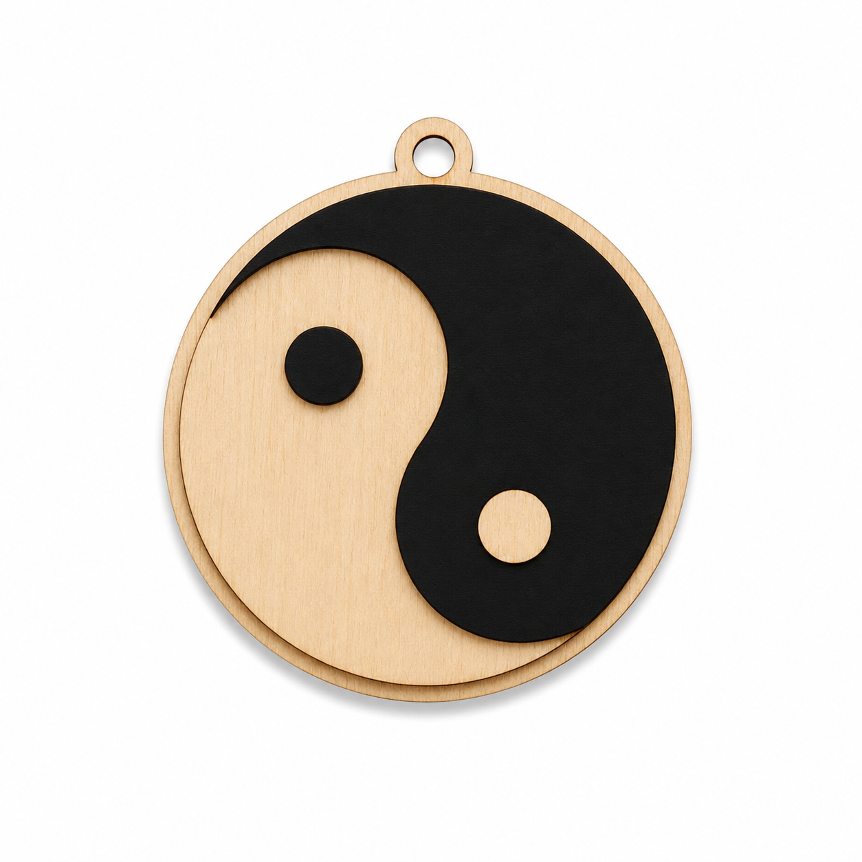Yin Yang Wood Collection Ξύλινο Κρεμαστό Διακοσμητικό