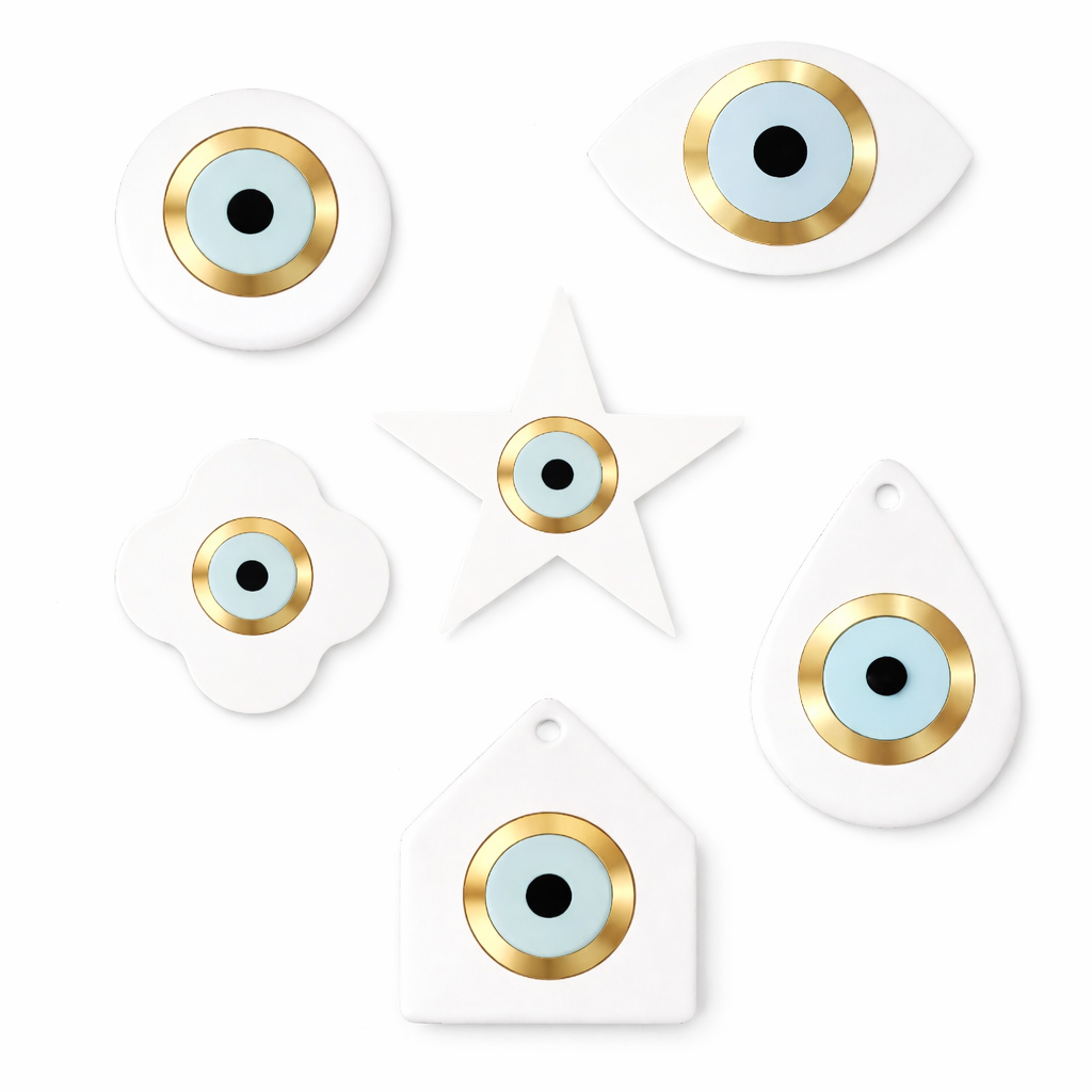 Minimal Mati Shapes – Μοντέρνα Plexiglass Ματάκια 8cm