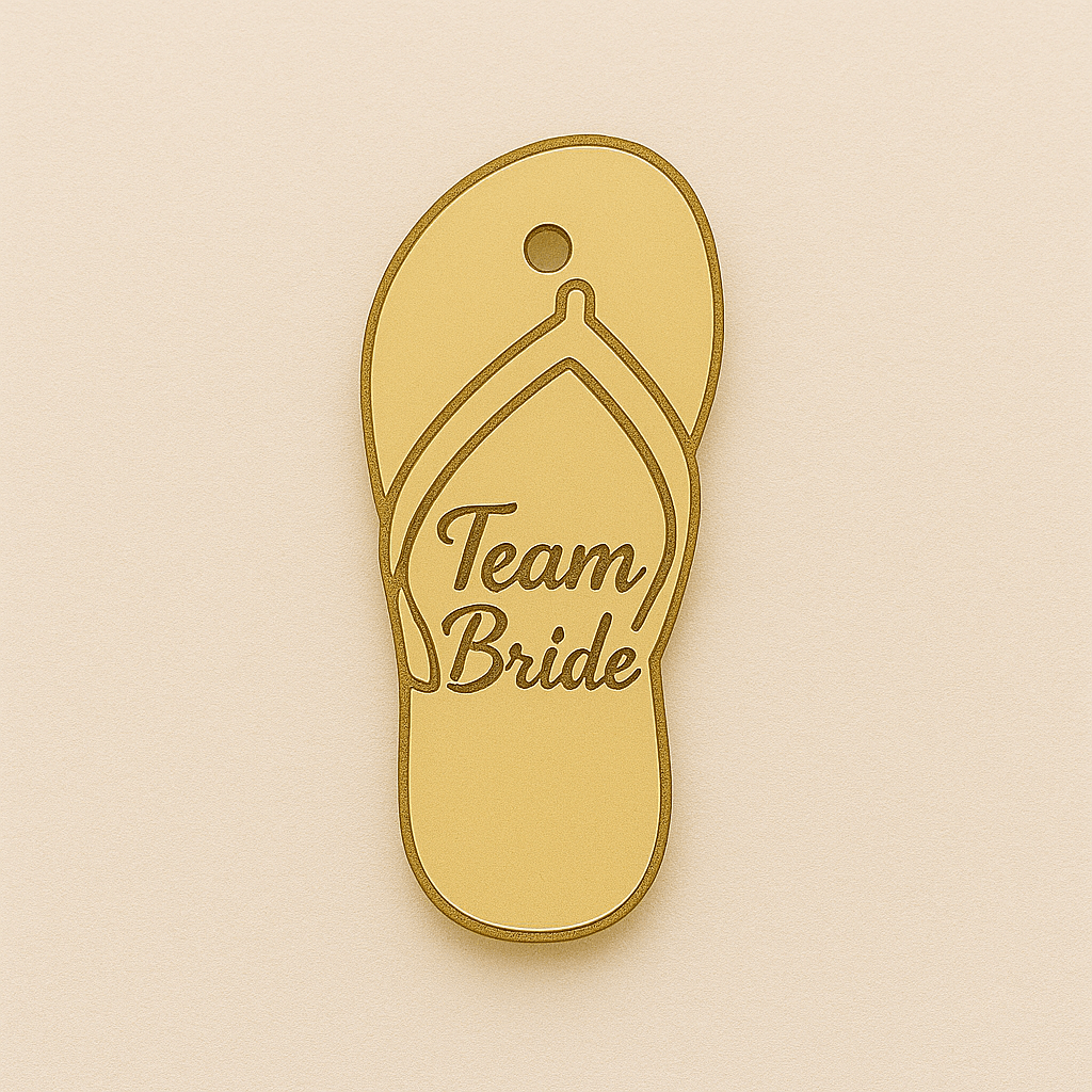 Σετ “Flip-Flop Bride & Team” 🩴 για παραλία και bachelor vibes
