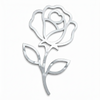 Rose Minimal | Laser Cut Σιλουέτα Τριαντάφυλλο