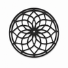 Ξύλινο στοιχείο ονειροπαγίδα Lotus Dreamcatcher από MDF για DIY κατασκευές, μπομπονιέρες, macramé, λαμπάδες και διακοσμητικές δημιουργίες.
