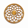 Ξύλινο στοιχείο ονειροπαγίδα Lotus Dreamcatcher από MDF για DIY κατασκευές, μπομπονιέρες, macramé, λαμπάδες και διακοσμητικές δημιουργίες.