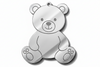 Κρεμαστό Plexi Αρκουδάκι με Χάραξη – Καθρέφτης