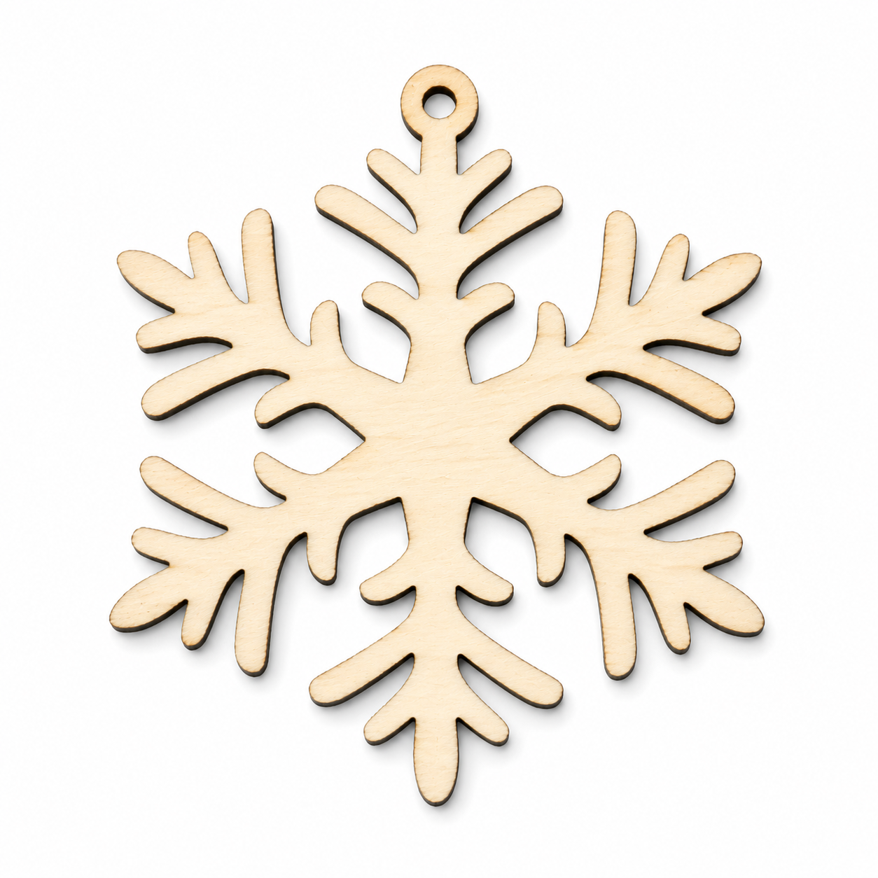 Winter Bloom | Οργανική Νιφάδα Χιονιού Laser Cut