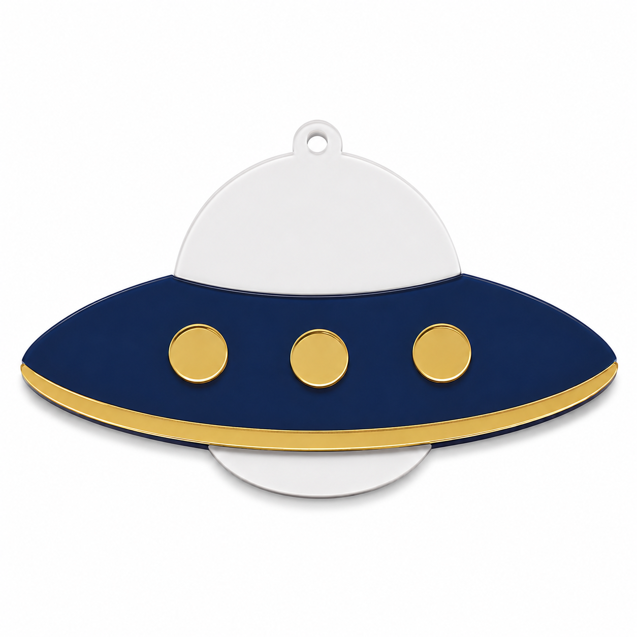 Space UFO | Κρεμαστό UFO από Πλεξιγκλάς για Βάπτιση, Baby Shower & DIY