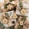 EcoMark Wooden Charm με χάραξη λογοτύπου σε ξύλο για εταιρικά δώρα, συσκευασίες και χριστουγεννιάτικα γούρια