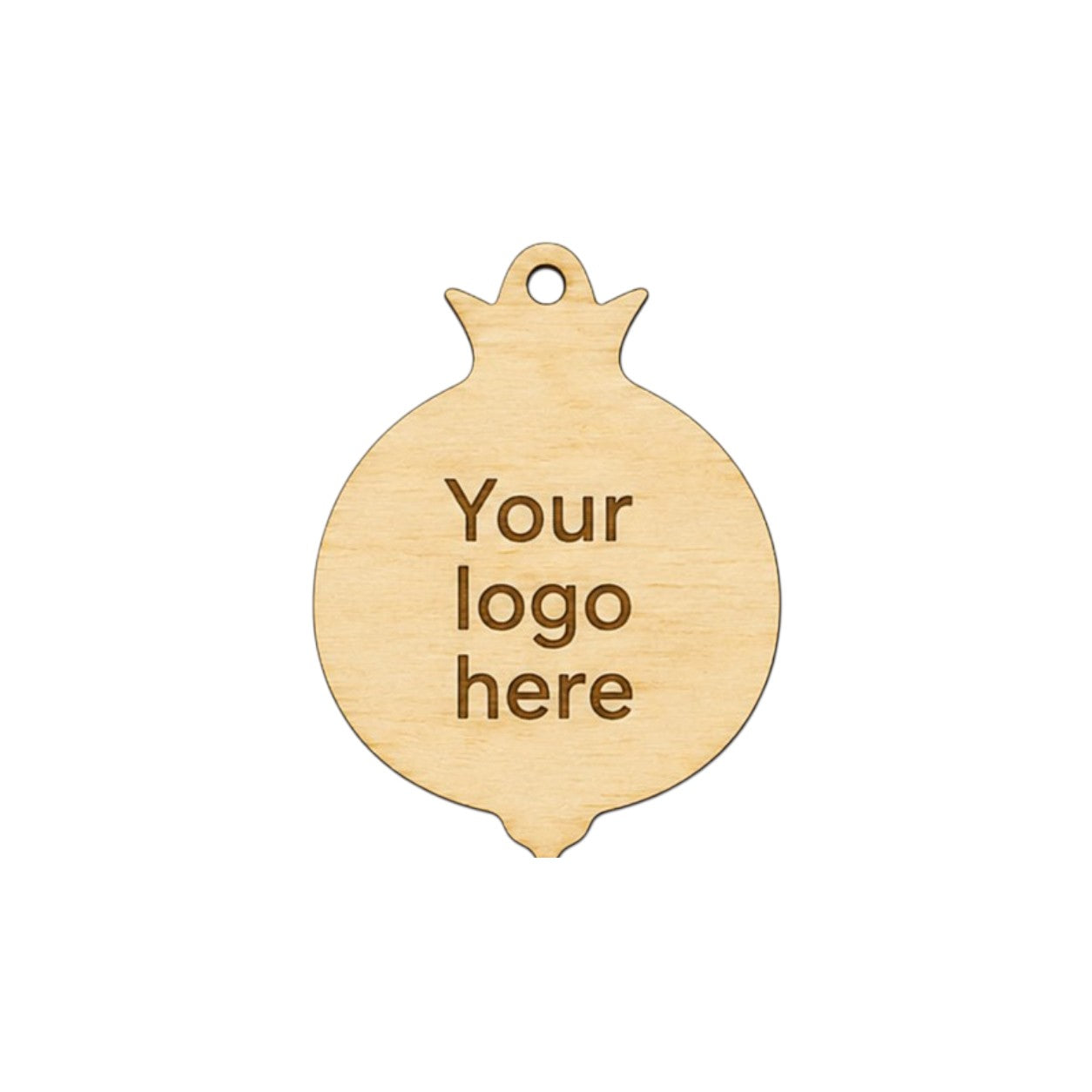 EcoMark Wooden Charm με χάραξη λογοτύπου σε ξύλο για εταιρικά δώρα, συσκευασίες και χριστουγεννιάτικα γούρια