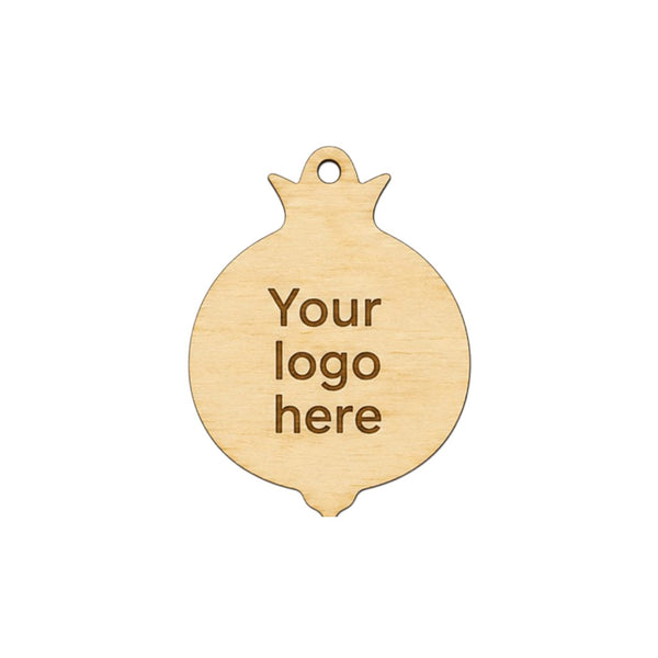 EcoMark Wooden Charm με χάραξη λογοτύπου σε ξύλο για εταιρικά δώρα, συσκευασίες και χριστουγεννιάτικα γούρια