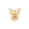 EcoMark Wooden Charm με χάραξη λογοτύπου σε ξύλο για εταιρικά δώρα, συσκευασίες και χριστουγεννιάτικα γούρια