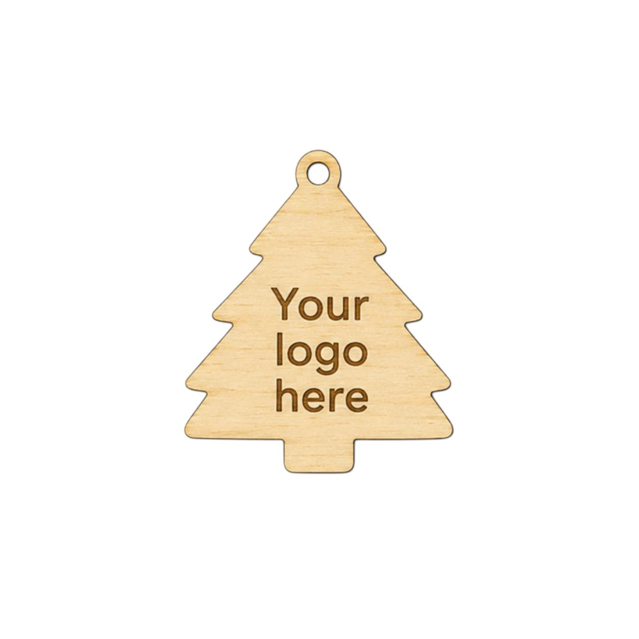 EcoMark Wooden Charm με χάραξη λογοτύπου σε ξύλο για εταιρικά δώρα, συσκευασίες και χριστουγεννιάτικα γούρια