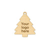 EcoMark Wooden Charm με χάραξη λογοτύπου σε ξύλο για εταιρικά δώρα, συσκευασίες και χριστουγεννιάτικα γούρια