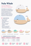 Nalu Whale Layered | Ξύλινη & Ακρυλική Φάλαινα σε Συσκευασία