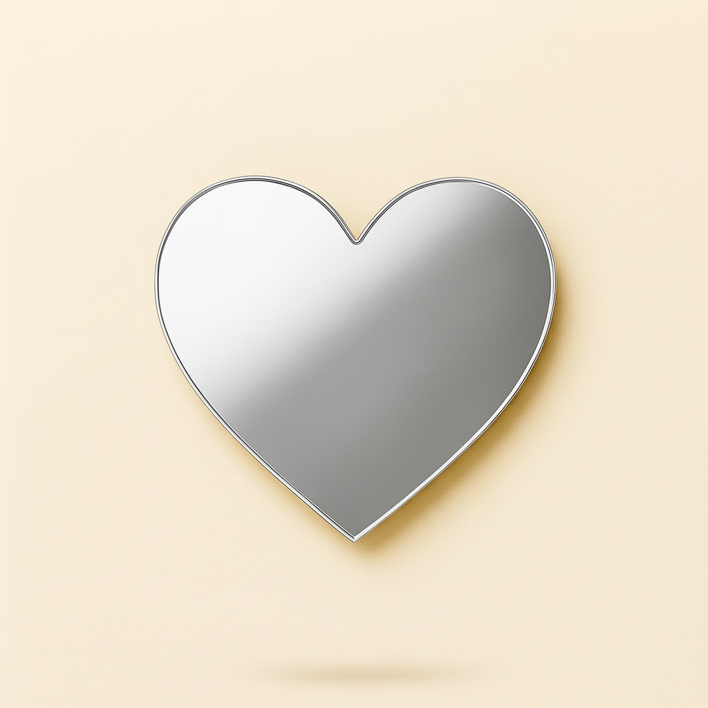 Plexiglass mirror καρδιά σε πολλά χρώματα για DIY, διαθέσιμη σε 2–10 cm με επιλογές τρυπών