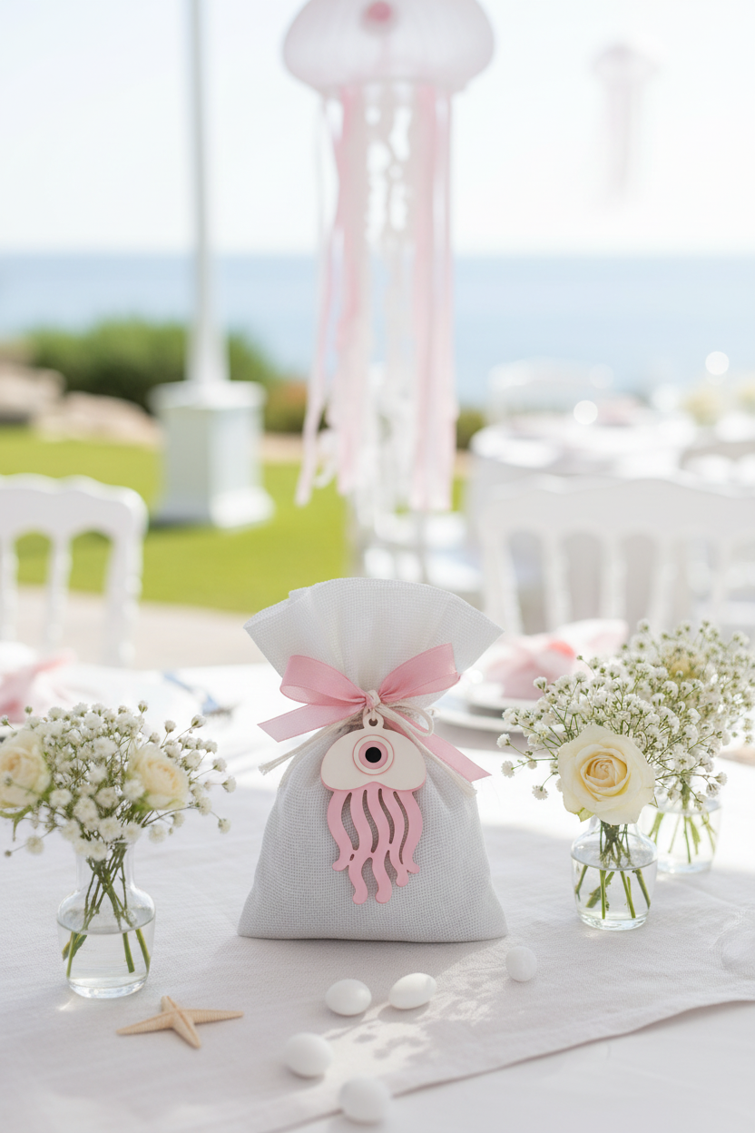 Διακοσμητική Μέδουσα Plexiglass για Μπομπονιέρες DIY – 6εκ