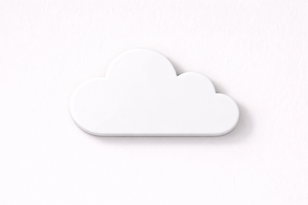 Συννεφάκι από λευκό πλέξιγκλάς laser cut για DIY και μπομπονιέρες So Cute Cut