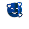 Διακοσμητικό τοίχου emoji In Love - So Cute Cut