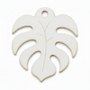 Laser cut φύλλο μονστέρα με τρύπα από MDF λευκό για μπομπονιέρες και DIY | So Cute Cut