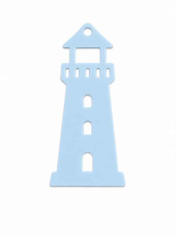 Lighthouse laser cut διακοσμητικό στοιχείο φάρος από MDF και ακρυλικό για DIY, μπομπονιέρες και ναυτικές κατασκευές | So Cute Cut