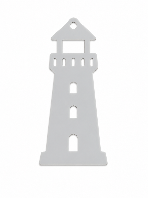 Lighthouse laser cut διακοσμητικό στοιχείο φάρος από MDF και ακρυλικό για DIY, μπομπονιέρες και ναυτικές κατασκευές | So Cute Cut