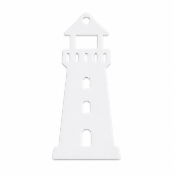 Lighthouse laser cut διακοσμητικό στοιχείο φάρος από MDF και ακρυλικό για DIY, μπομπονιέρες και ναυτικές κατασκευές | So Cute Cut