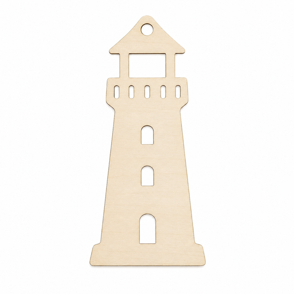 Lighthouse laser cut διακοσμητικό στοιχείο φάρος από MDF και ακρυλικό για DIY, μπομπονιέρες και ναυτικές κατασκευές | So Cute Cut