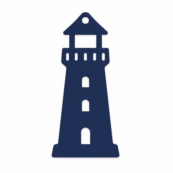 Lighthouse laser cut διακοσμητικό στοιχείο φάρος από MDF και ακρυλικό για DIY, μπομπονιέρες και ναυτικές κατασκευές | So Cute Cut