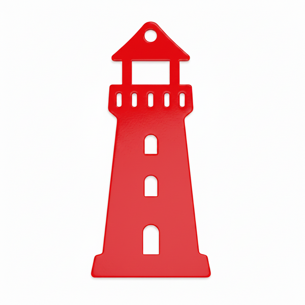 Lighthouse laser cut διακοσμητικό στοιχείο φάρος από MDF και ακρυλικό για DIY, μπομπονιέρες και ναυτικές κατασκευές | So Cute Cut
